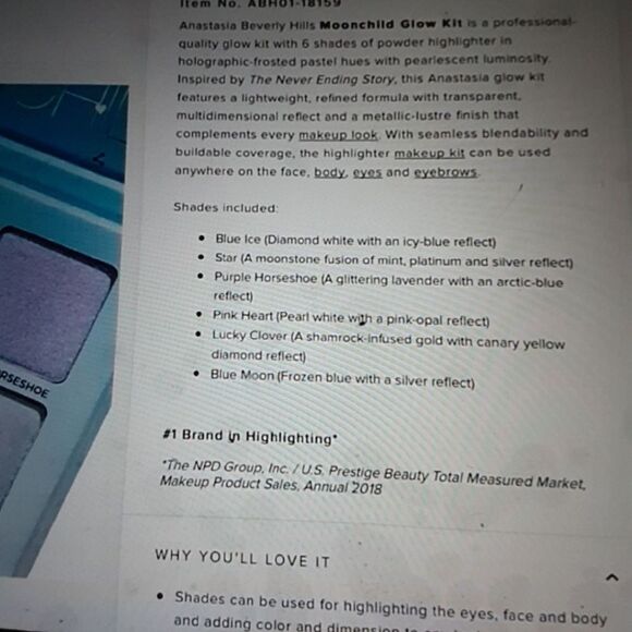 NEW Anastasia Beverly Hills ~Moonchild Glow Kit - Picture 7 of 8